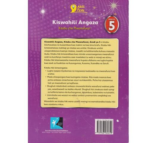 EAEP Akili Pevu Kiswahili Angaza Grade 5 (Approved) by S. Otieno, M. Banda
