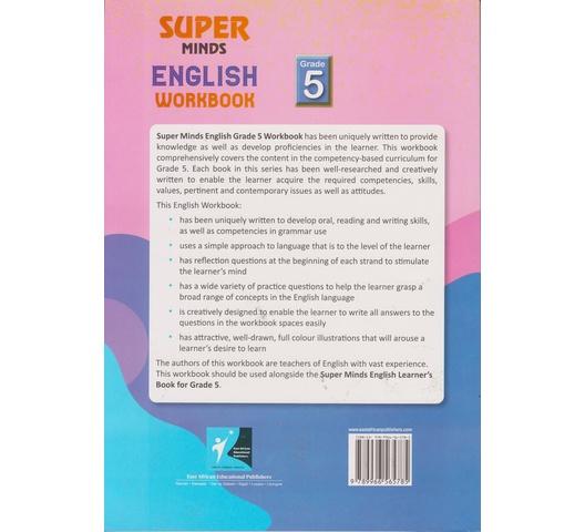 EAEP Super Minds English Workbook Grade 5 by J. Maina, A. Ngigi and C. Kimeu