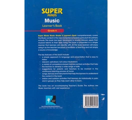 EAEP- Super Minds Music Learner's Book Grade 4 (Approved)